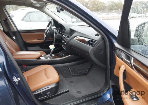 2017 BMW X3 xDrive28I из США, поврежденный, VIN 5UXWX9C31H0W75544